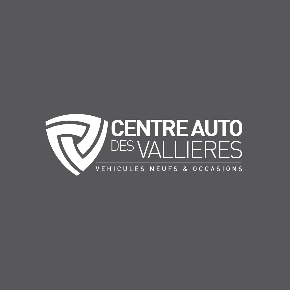 Logo monochrome Centre auto des Vallières