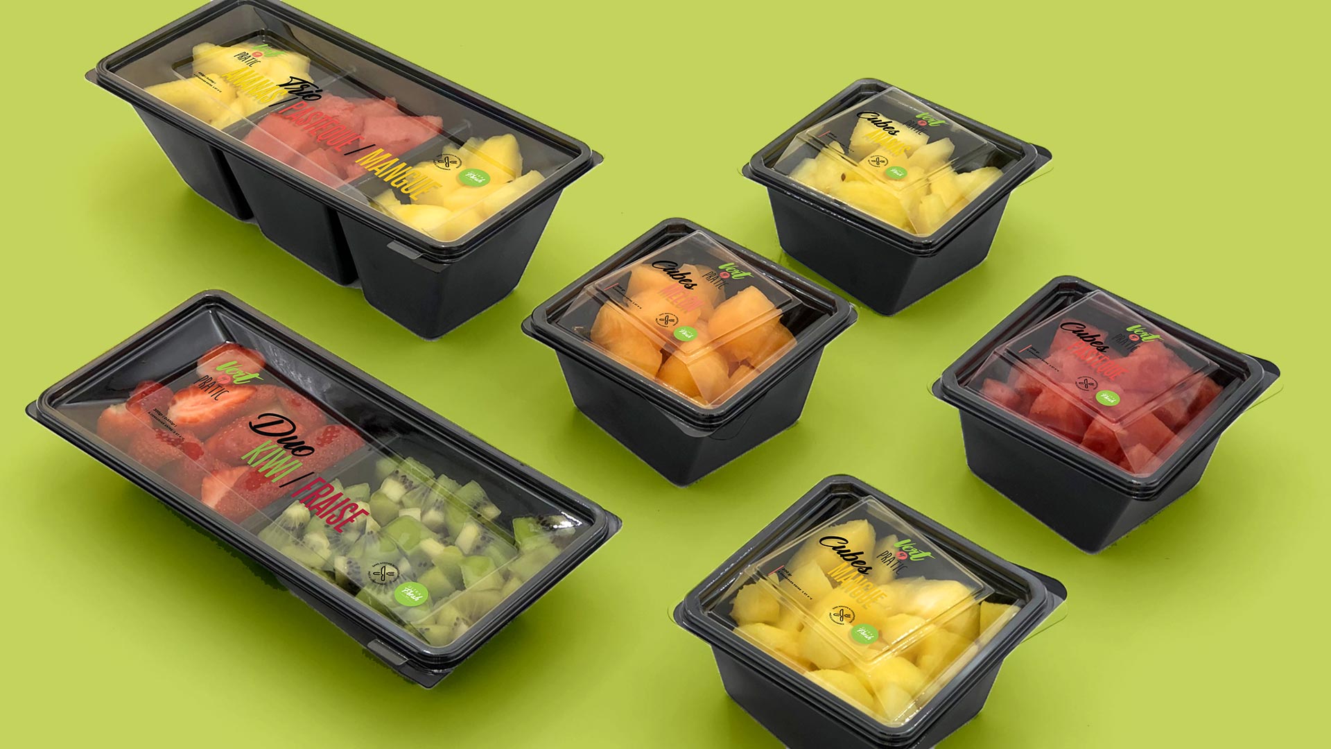 Packaging fruits Vert y Pratic