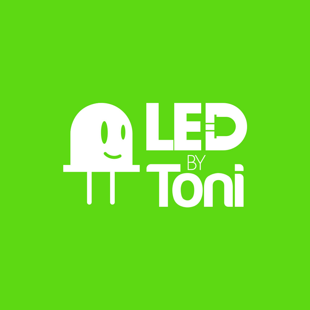 Logo monochrome LED by Toni