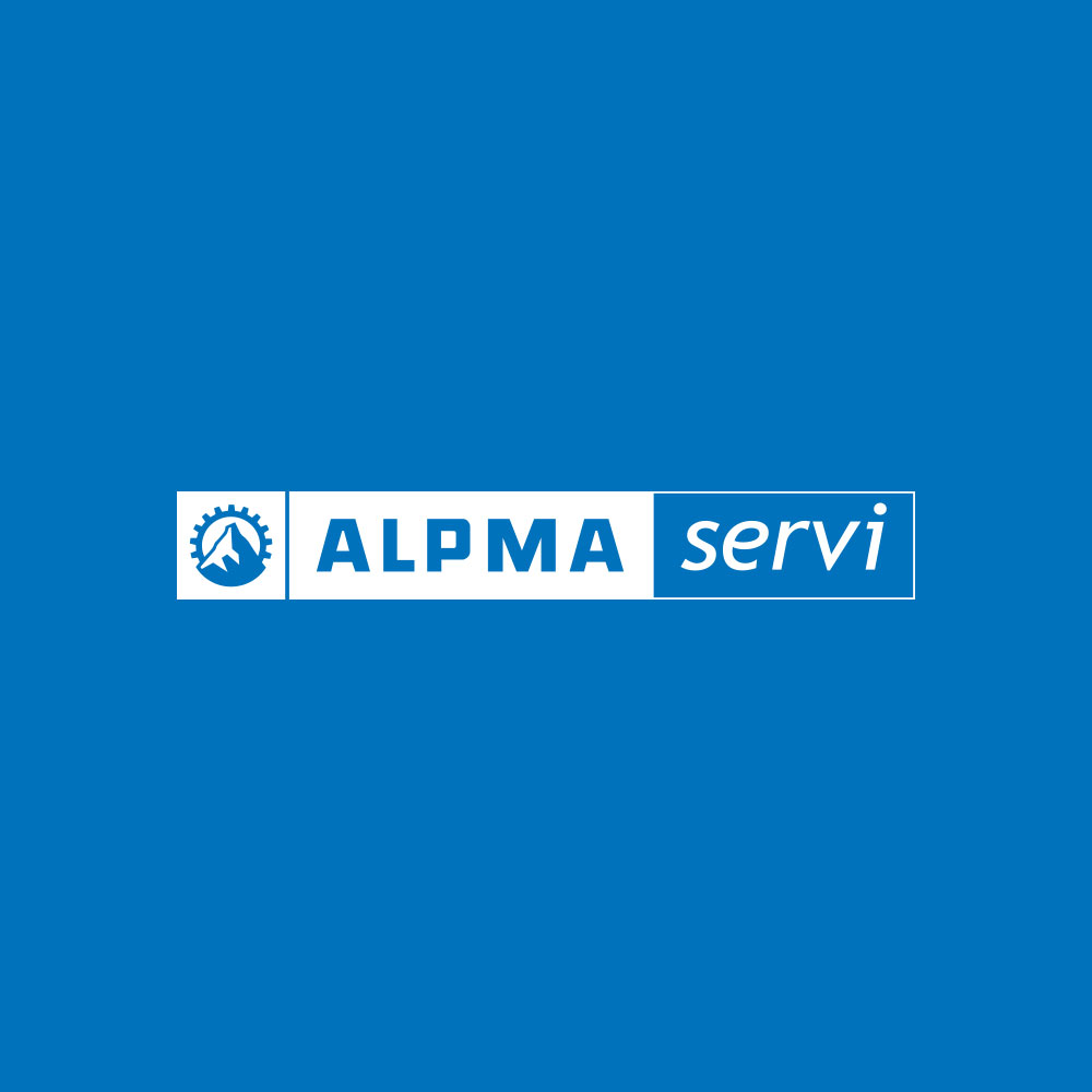 Logo monochrome Alpma Servi