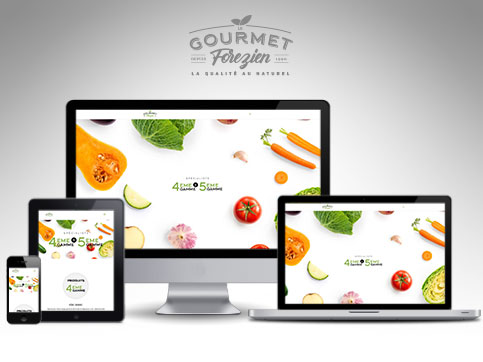 Le Gourmet Forézien | Création site internet