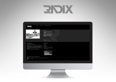 Radix | Création site web