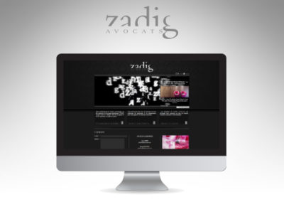 Zadig avocats | Création site internet