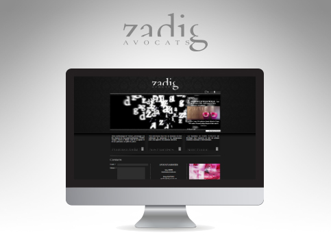 Zadig avocats | Création site internet