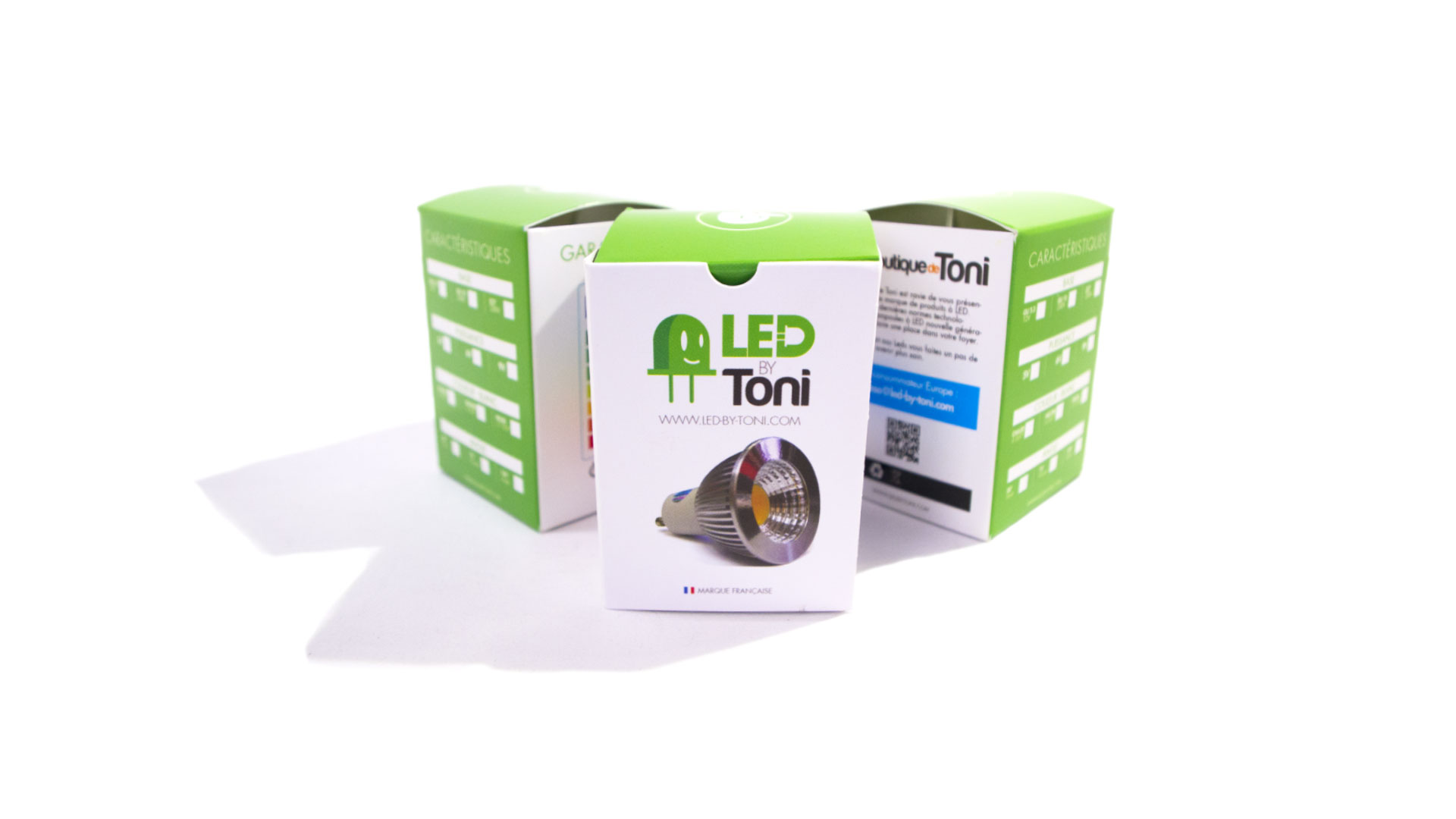 Design packaging produit LED by Toni