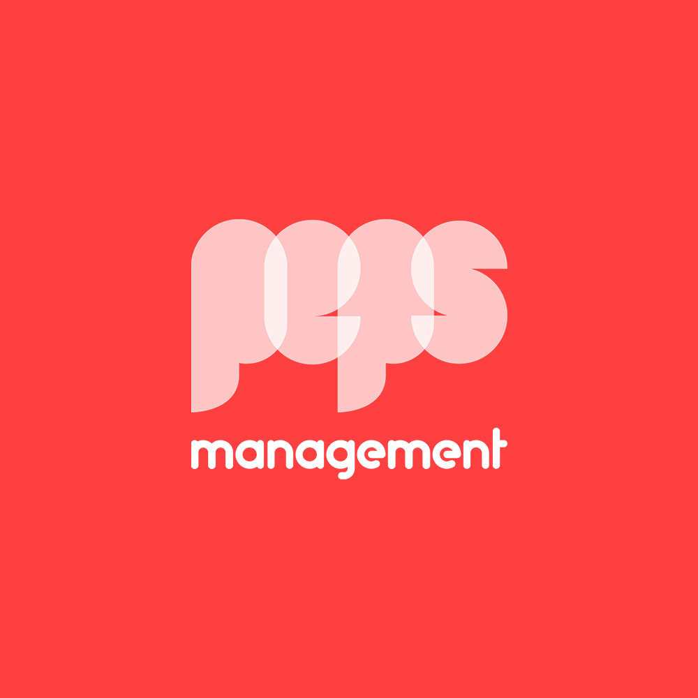 logo monochrome Peps management