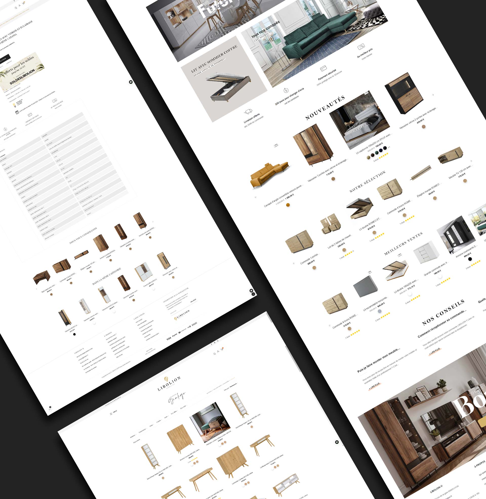Design site internet e-commerce Libolion