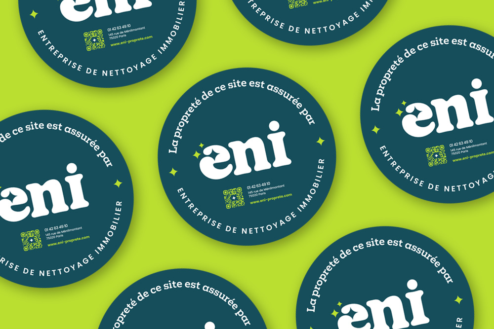 Design sticker ENI