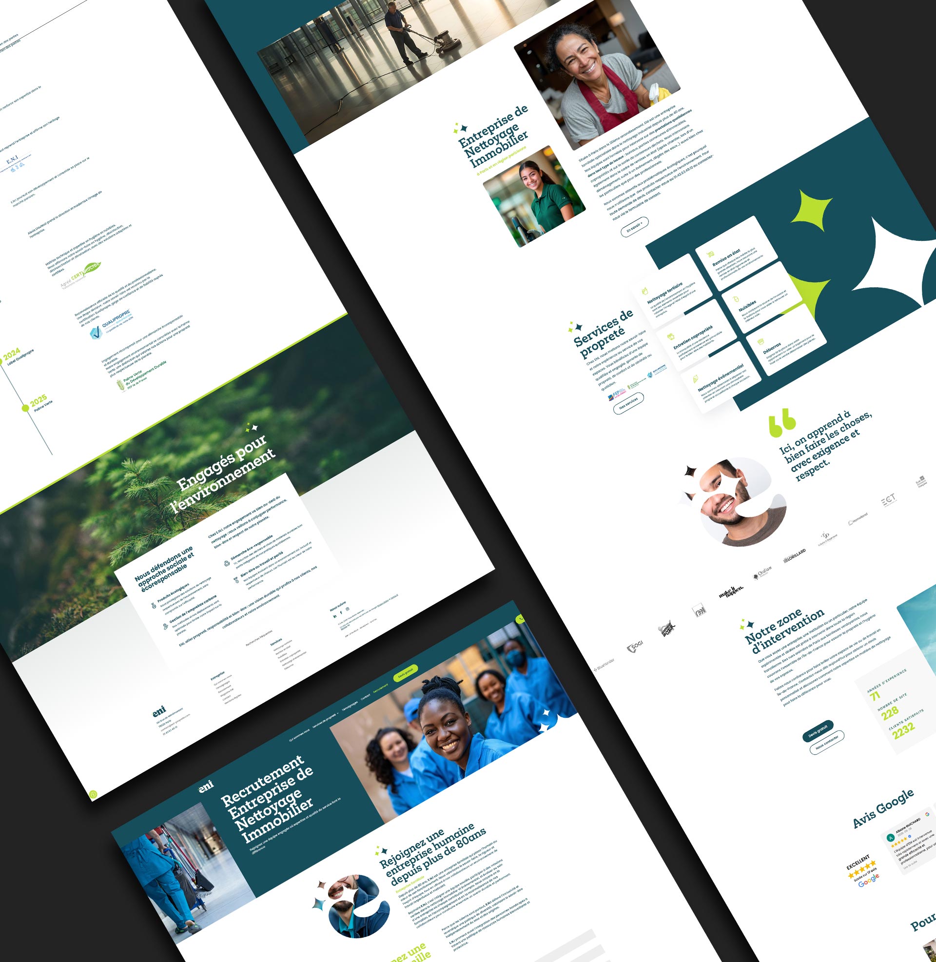 Refonte de site internet Entreprise de Nettoyage Immobilier