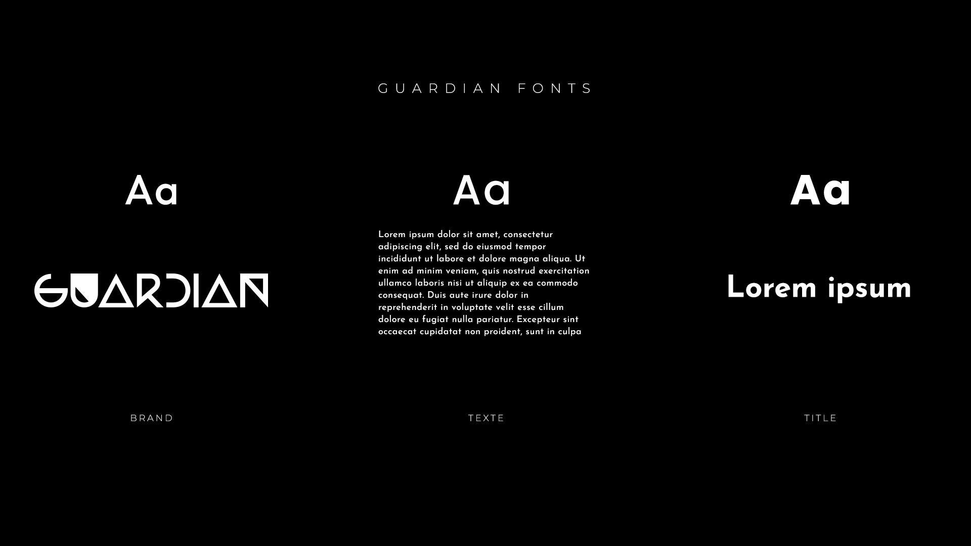 Typographies charte graphique E.N.I